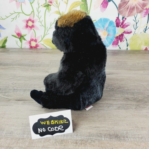 Ganz Webkinz Signature Endangered Western Lowland Gorilla Plush WKSE3003 No Code - Picture 2 of 6